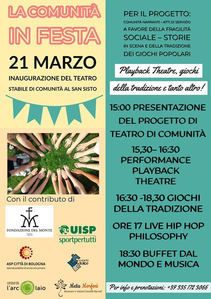 Copertina 21 marzo Teatro Stabile Comunità