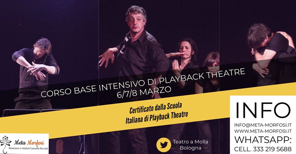 Copertina Corso Base Playback Theatre