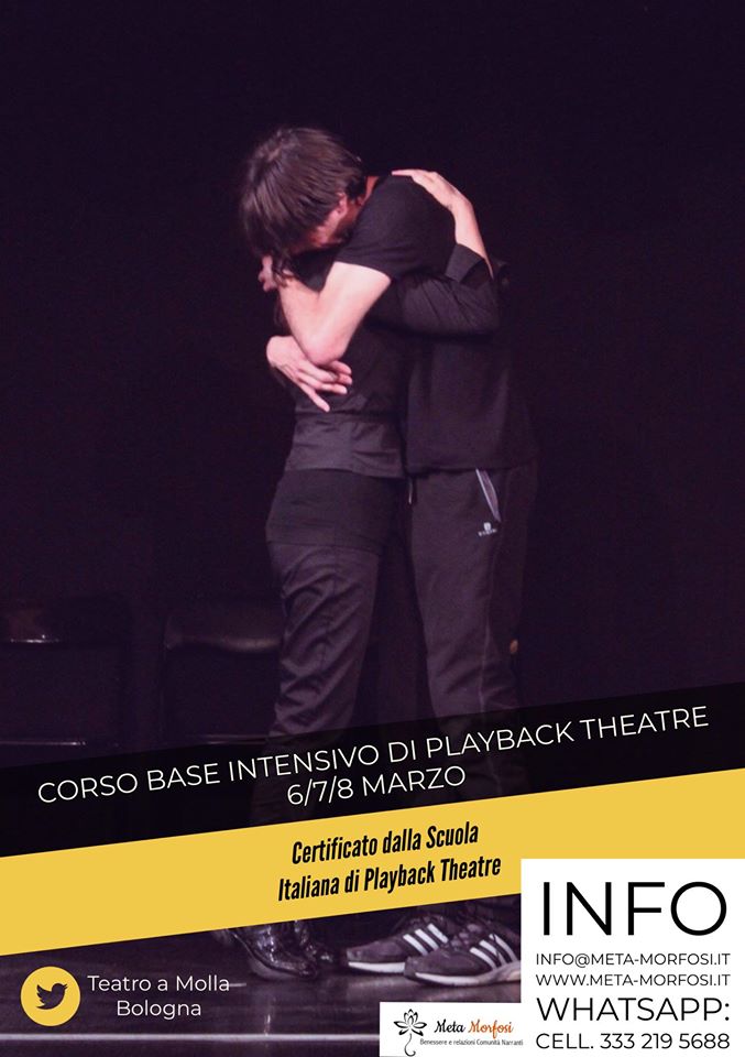 Copertina Corso Playback Theatre Bologna